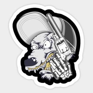 Criminal Coyote Sticker